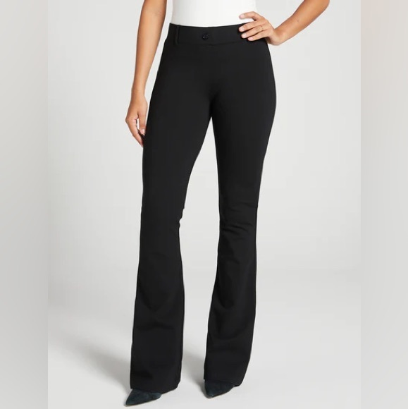 Betabrand Classic Dress Pant Yoga Bootcut Pant Core - Picture 1 of 6